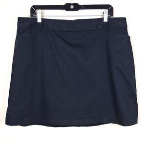 Lady Hagan Golf Skort, Plus Size 16. Black Pockets Golf Tennis Preppy Activewear